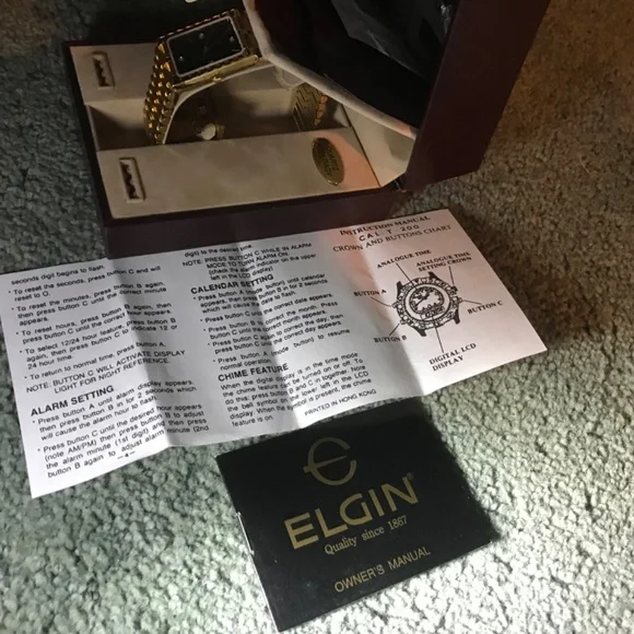 Elgin Diamond Marker Quartz Watch - Picture 11 of 12